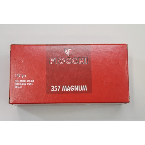 357 MAGNUM FIOCCHI FMJTC 142 (CONF 50 PZ)